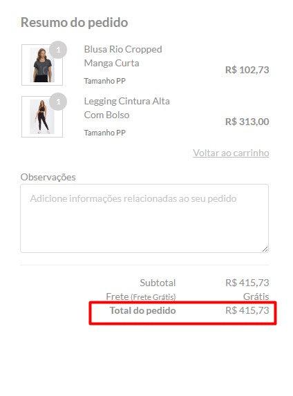 Personal shopper | Acquista dal Brasile - Abbigliamento yoga - 2 articoli (DDP)