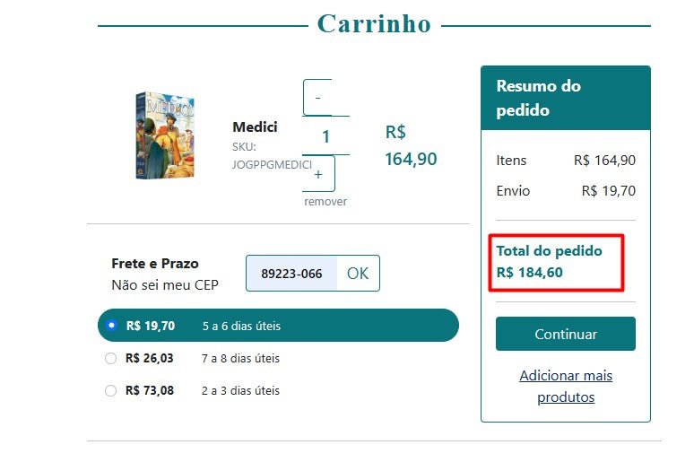 Comprador personal | Comprar desde Brasil - Juego Medici - 2 unidades (DDP)