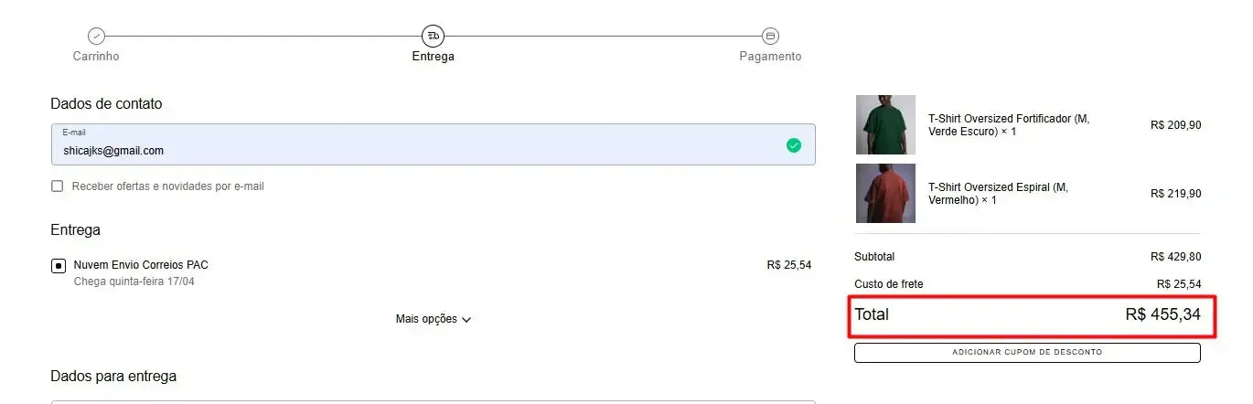 Personal Shopper | Acheter du Brésil Alternazero T-Shirts - 2 articles (DDP)