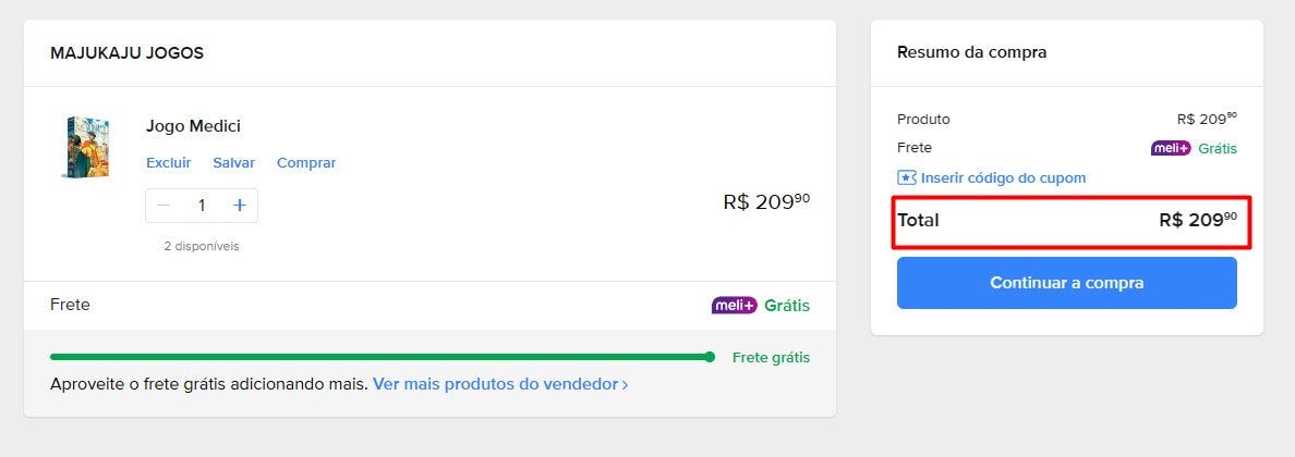 المتسوق الشخصي | الشراء من البرازيل - لعبة Medici - وحدتان (DDP)