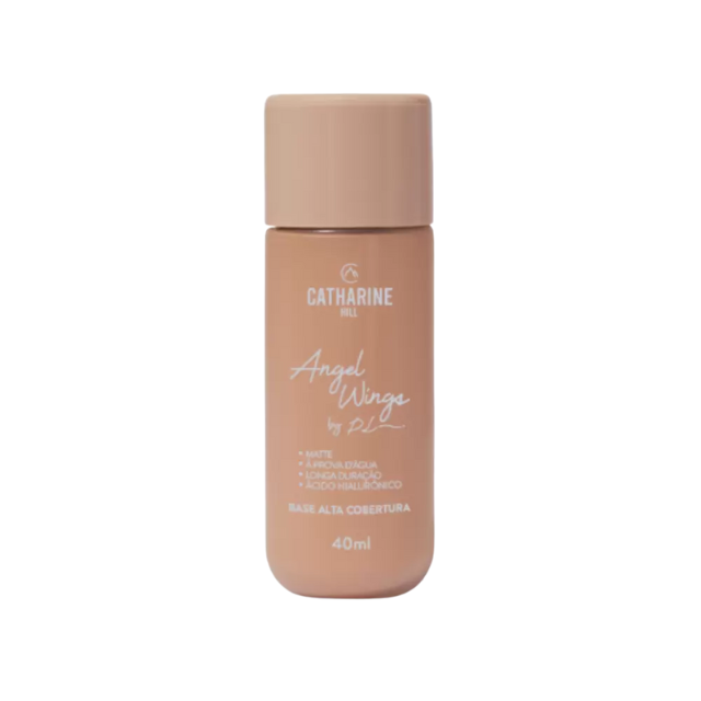 Catharine Hill Angel Wings High Coverage Foundation by Pri Lessa – Waterproof & Hydrating 1.35 fl oz (40ml) – Shade A4 with yellow undertone – Buy now at MKPBR.COM – Worldwide Shipping