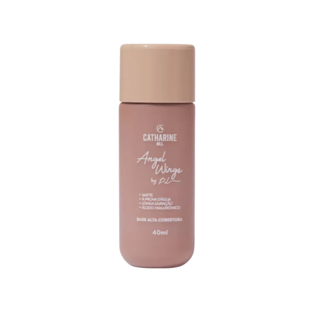 Catharine Hill Angel Wings High Coverage Foundation by Pri Lessa – Waterproof & Hydrating 1.35 fl oz (40ml) – Shade A6 with orange-red undertone – Buy now at MKPBR.COM – Worldwide Shipping