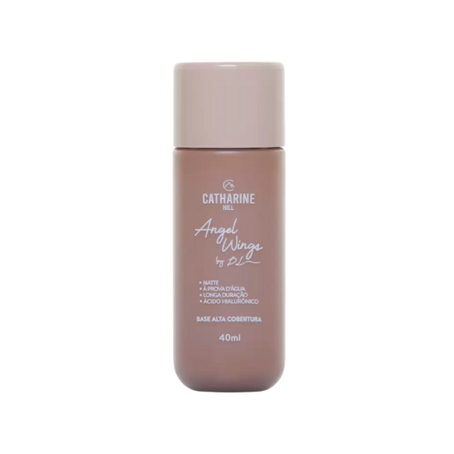 Catharine Hill Angel Wings High Coverage Foundation by Pri Lessa – Waterproof & Hydrating 1.35 fl oz (40ml) – Shade A7.5 with orange undertone – Buy now at MKPBR.COM – Worldwide Shipping