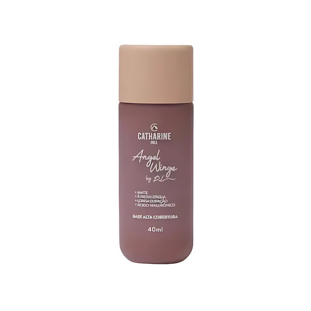Catharine Hill Angel Wings High Coverage Foundation by Pri Lessa – Waterproof & Hydrating 1.35 fl oz (40ml) – Shade A8 with yellow undertone – Buy now at MKPBR.COM – Worldwide Shipping