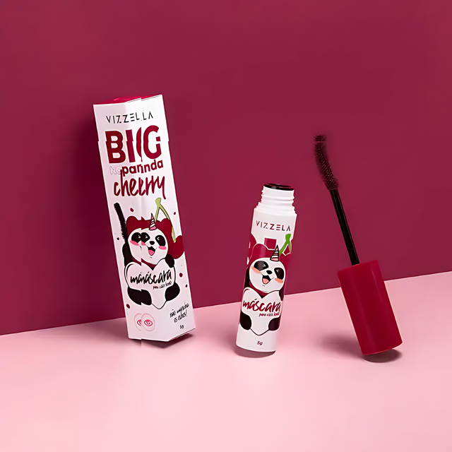 Brazilian Mascara Big No Panda by Vizzela – 0.17 oz (5g) – Buy now at MKPBR.COM – Worldwide Shipping
