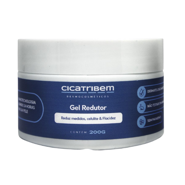 Cicatribem Thermo‑Active Slimming and Firming Body Gel 7.05 oz front view – Buy now at MKPBR.COM – Worldwide Shipping