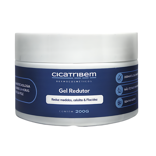 Cicatribem Thermo‑Active Slimming and Firming Body Gel 7.05 oz front view – Buy now at MKPBR.COM – Worldwide Shipping