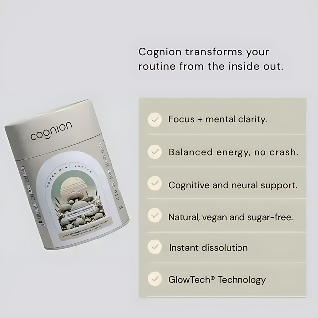 Cognion Lion's Mane Coffee for Enhanced Focus & Mental Clarity - Brain Health Benefits – Buy now at MKPBR.COM – Worldwide Shipping