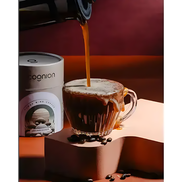 Cognion Lion's Mane Coffee for Enhanced Focus & Mental Clarity - Mushroom Coffee Blend – Buy now at MKPBR.COM – Worldwide Shipping