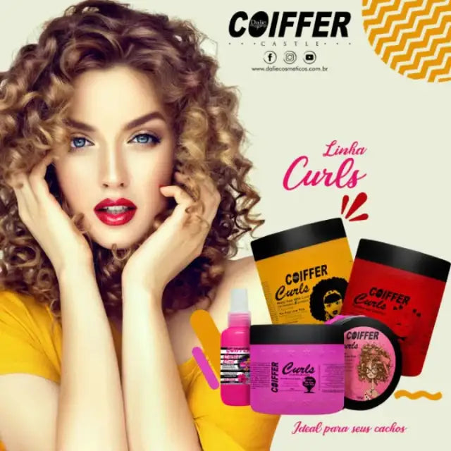 Coiffer Curl Activator and Definer Gel, 17.64 oz, creating impeccable and long-lasting curls with natural bounce – Buy now at MKPBR.COM – Worldwide Shipping.