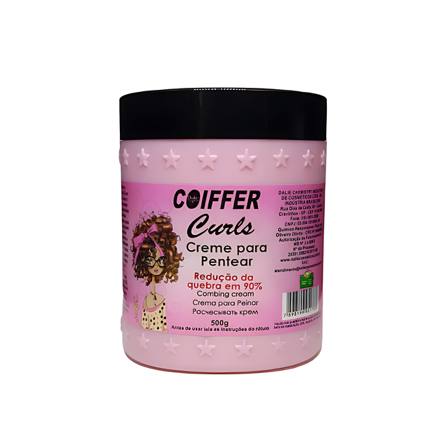 Coiffer Curls Leave-in Cream, 500g, designed for no-poo and low-poo curly hair routines – Buy now at MKPBR.COM – Worldwide Shipping.