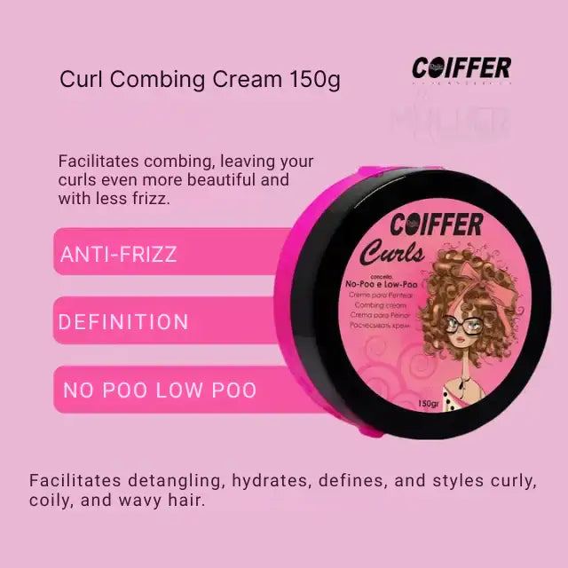 Coiffer Healthy Curls Leave-in Cream, infusing hair with natural shine and improving manageability – Buy now at MKPBR.COM – Worldwide Shipping.