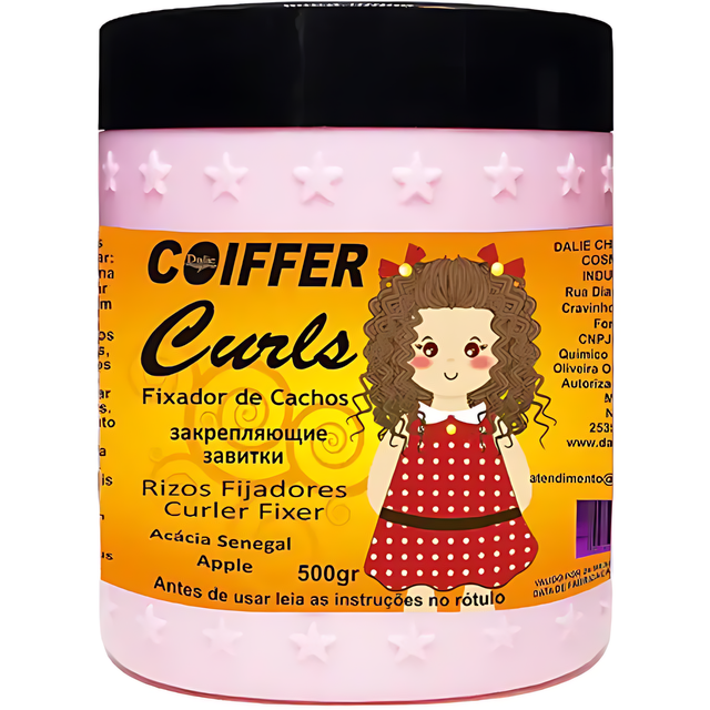 Coiffer Long-Lasting Curl Hold Gel, maintaining your curl structure and style throughout the day – Buy now at MKPBR.COM – Worldwide Shipping.