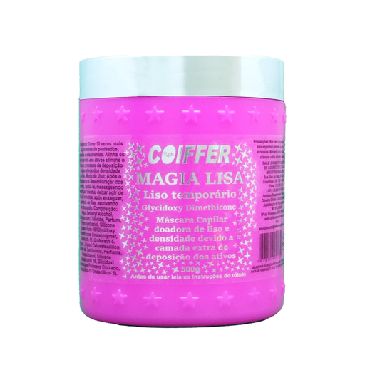 Coiffer Liso Magico Temporario Mask 500g for 10x longer straight effect and intense frizz control – Buy now at MKPBR.COM – Worldwide Shipping