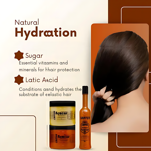 Coiffer Professional Deep Repair Mask, specially designed for brittle hair to restore softness, shine, and resistance – Buy now at MKPBR.COM – Worldwide Shipping.