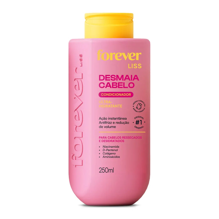 Condicionador Desmaia Cabelo Forever Liss 250ml – Buy now at MKPBR.COM – Worldwide Shipping