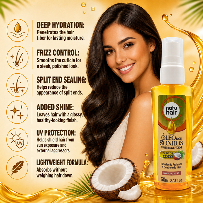 NatuHair Dream Oil Coconut Oil – 60 ml