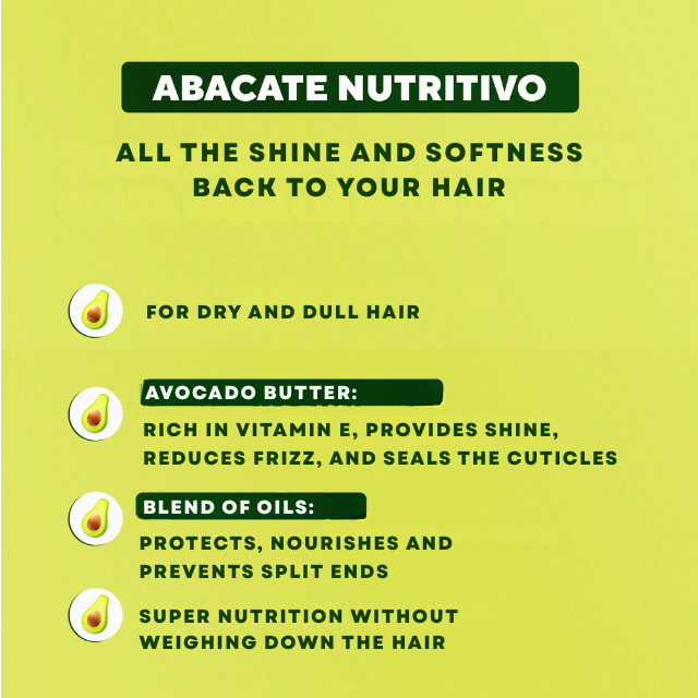  DaBelle Brazilian haircare Abacate Nutritivo for daily routine – Buy now at MKPBR.COM – Worldwide Shipping