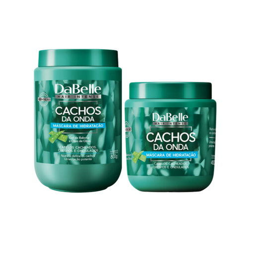 DaBelle Cachos da Onda Hair Mask for Deep Hydration, Lipid Nourishment & Curl Definition – 28.22 oz (800 g) or 14.11 oz (400 g) size options for home and salon use – Buy now at MKPBR.COM – Worldwide Shipping