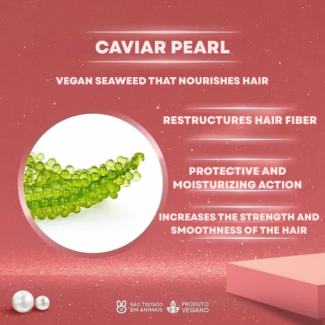 DaBelle Explosão de Brilho green caviar algae highlight for nourishment and vitality – Buy now at MKPBR.COM – Worldwide Shipping