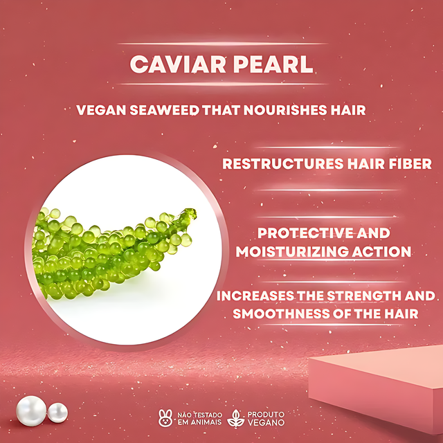 DaBelle Explosão de Brilho green caviar algae highlight for nourishment and vitality – Buy now at MKPBR.COM – Worldwide Shipping