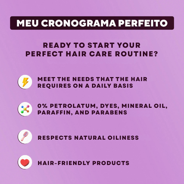 DaBelle Meu Cronograma Perfeito  Brazilian haircare – Buy now at MKPBR.COM – Worldwide Shipping