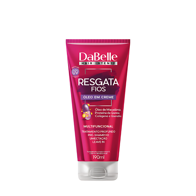 DaBelle Resgata Fios Oil-in-Cream for Damaged & Porous Hair