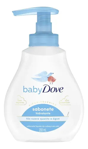 Dove Baby Dove Head-To-Toe Wash Rich Moisture 200ml front view – Buy now at MKPBR.COM – Worldwide Shipping