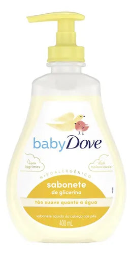 Dove Baby Glycerin Hydration Liquid Soap 400 ml front view – Buy now at MKPBR.COM – Worldwide Shipping