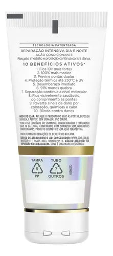 Dove Bond Repair Leave-In Cream 50 ml texture close up – Buy now at MKPBR.COM – Worldwide Shipping