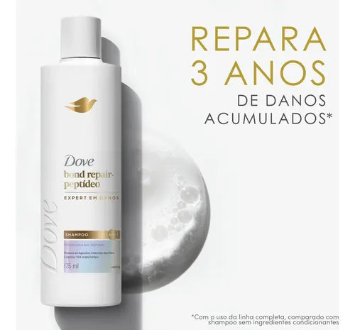 Dove Bond Repair Shampoo 175 ml benefits infographic 2 – Buy now at MKPBR.COM – Worldwide Shipping