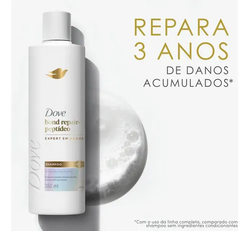 Dove Bond Repair Shampoo 350 ml benefits infographic 1 – Buy now at MKPBR.COM – Worldwide Shipping