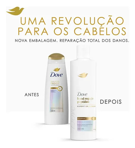 Dove Bond Repair Shampoo 350 ml benefits infographic 2 – Buy now at MKPBR.COM – Worldwide Shipping