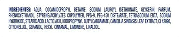 Dove Care & Protect Antibacterial Liquid Body Wash Refill 200 ml ingredients panel – Buy now at MKPBR.COM – Worldwide Shipping