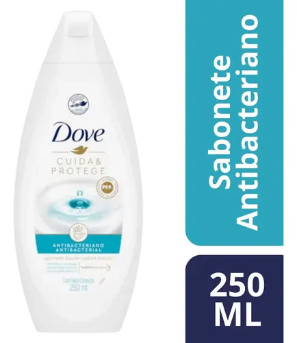 Dove Care & Protect Antibacterial Body Wash 250ml product badge view – Buy now at MKPBR.COM – Worldwide Shipping