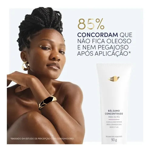 Dove Concentrated Balm for Feet 90g non-greasy claim infographic – Buy now at MKPBR.COM – Worldwide Shipping