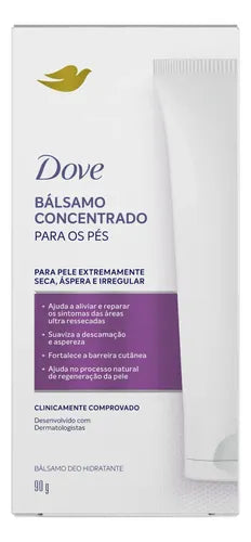 Dove Concentrated Balm for Feet 90g packaging box front view – Buy now at MKPBR.COM – Worldwide Shipping