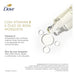 Dove Even Tone Body Oil 150ml ingredients panel – Buy now at MKPBR.COM – Worldwide Shipping