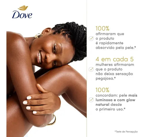 Dove Even Tone Body Oil 150ml lifestyle application – Buy now at MKPBR.COM – Worldwide Shipping