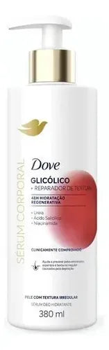 Dove Glycolic + Texture Repair Body Serum 380 ml front view – Buy now at MKPBR.COM – Worldwide Shipping
