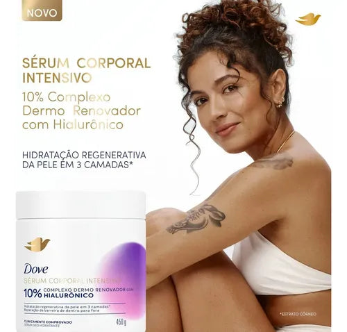 Dove Hyaluronic Body Serum 450 ml texture – Buy now at MKPBR.COM – Worldwide Shipping