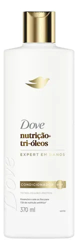 Dove Nutrition + Tri-Oils Conditioner 370ml front view – Buy now at MKPBR.COM – Worldwide Shipping