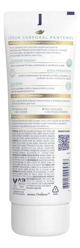 Dove Pantenol + Dermo-Repair Body Serum 180 ml angled view – Buy now at MKPBR.COM – Worldwide Shipping