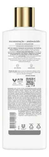 Dove Reconstruction + Amino Acid Conditioner 370 ml Back label – Buy now at MKPBR.COM – Worldwide Shipping