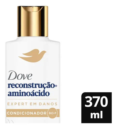 Dove Reconstruction + Amino Acid Conditioner 370 ml Bottle close-up – Buy now at MKPBR.COM – Worldwide Shipping