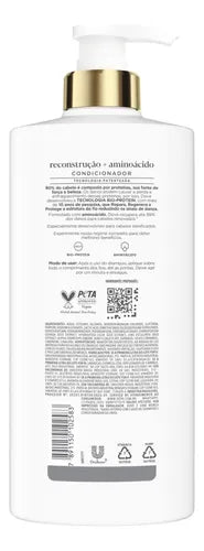 Dove Reconstruction + Amino Acid Conditioner 600 ml Back label – Buy now at MKPBR.COM – Worldwide Shipping