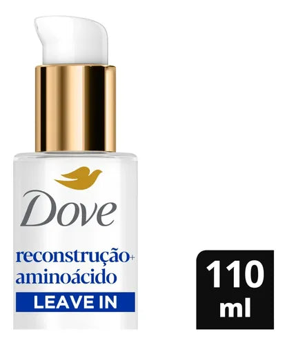 Dove Reconstruction + Amino Acid Leave-In 110 ml Bottle close-up – Buy now at MKPBR.COM – Worldwide Shipping