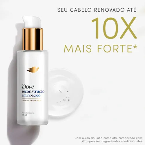 Dove Reconstruction + Amino Acid Leave-In 110 ml Ingredients panel – Buy now at MKPBR.COM – Worldwide Shipping