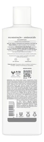 Dove Reconstruction + Amino Acid Shampoo 370 ml Back label – Buy now at MKPBR.COM – Worldwide Shipping
