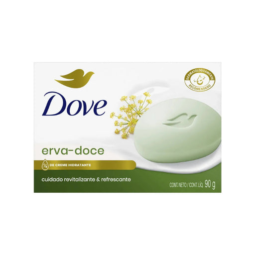 Dove Sweet Fennel Revitalizing Beauty Bar 3.17 oz front view – Buy now at MKPBR.COM – Worldwide Shipping